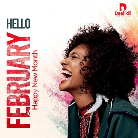 Happy new month february design flyer Happy New Month Graphic Design Ideas, February New Month Design, Happy New Month February Design, Welcome To February Flyer Design, February New Month Flyer Design, New Month Flyer Design Ideas, Happy New Month April Flyer Design, Happy New Month November Flyer Design, Happy New Month February Flyer Design