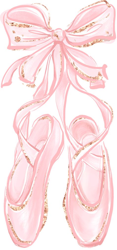 Gold Ballet Shoes, Ballet Nursery, Ballet Princess, Ballet Birthday, Princess Nursery, Ballerina Cakes, Ballerina Birthday Parties, Unicorn Wall Art, Ballerina Art