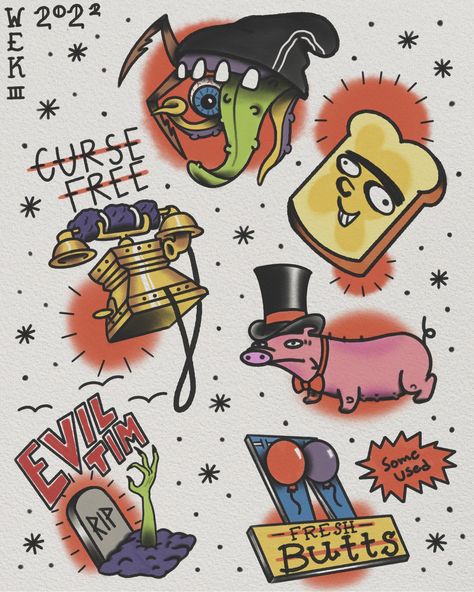 American Traditional Style Ed Edd n Eddy poster flash. Printed on premium matte paper with a varying border style (depends on the size you order). Ed Edd And Eddy Jawbreaker, Ed Edd And Eddy Tattoo, Shrunken Head Tattoo, Ed Edd Y Eddy, Traditional Tattoo Flash Art, Tatoo Inspiration, Traditional Sleeve, Cartoon Character Tattoos, Ed Edd N Eddy