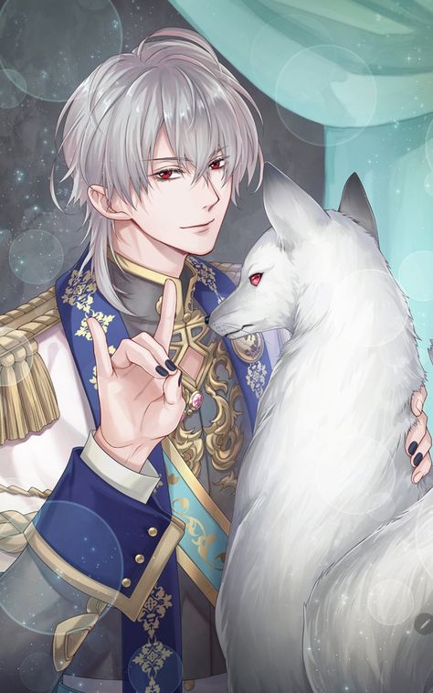 This man brings out a feral side of me that I can't put into words and I love him for it! 🥴🥰🦊 I needed to add the sweetness of this; the way he looks at her. You can see that to him, she's his en… Nokto Klein, Star Crossed Myth, Ikemen Prince, Midnight Cinderella, He Looks At Her, Cinderella Characters, Ninja Shadow, Prince Art, The Way He Looks