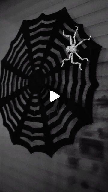 Shweta's Craftland on Instagram: "DIY Halloween spiderweb with garbage bag #halloween #halloweencrafts #halloweendiy #halloweendecor #halloweencraft" Trashbag Spiderweb Tutorial, Garbage Bag Spider Web, Easy Halloween Designs, Bin Bag, Garbage Bags, Halloween Spider Web, Instagram Diy, Garbage Bag, Trash Bag