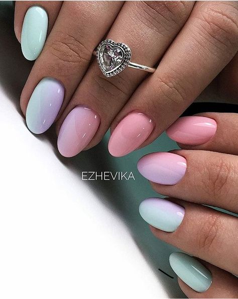 Army Nails, Swirl Nail Art, Ombre Nail Art Designs, Minimal Nails Art, Minimal Nails, Basic Nails, Casual Nails, Makijaż Smokey Eye, Soft Nails