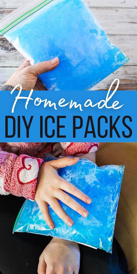 Homemade ice packs are very easy to make. You need very few ingredients to make your own gel ice pack for the next time someone gets hurt. These DIY gel ice packs are great for kids, coolers and lunchboxes. #onecrazymom #DIY #icepacks #homehacks #gelpacks Homemade Ice Pack Gel, Diy Ice Packs, Homemade Ice Pack, Ice Packs For Coolers, Diy Ice Pack, Freezer Packs, Gel Ice Packs, Gel Beads, Crazy Mom