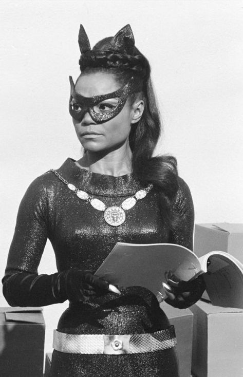 Eartha Kitt actress singer dancer African Americans. Eartha Kitt Catwoman, Catwoman Costume, Catwoman Cosplay, Eartha Kitt, By Any Means Necessary, Vintage Black Glamour, Black Hollywood, Batgirl, Catwoman