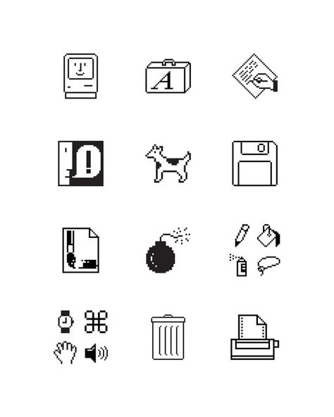 Susan Kare Icons, Computer App Icon, Susan Kare, Retro Computer, Desktop Icons, Lifetime Achievement Award, Computer Icon, Best Icons, Old Computers