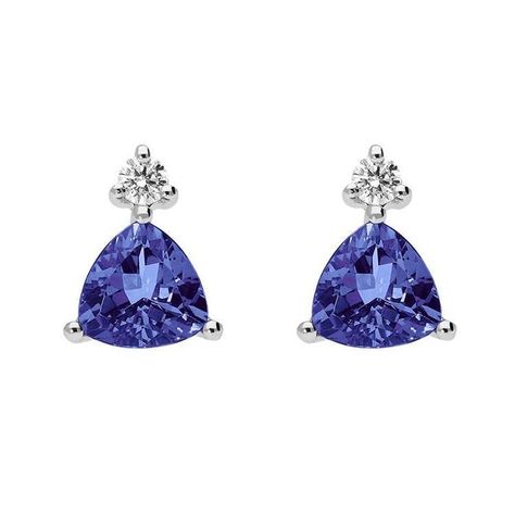 Rings White Gold, Blue Spinel, Tanzanite Jewelry, Tanzanite Earrings, Gem Diamonds, Tanzanite Diamond, Tanzanite Gemstone, Earrings Studs, White Gold Earrings