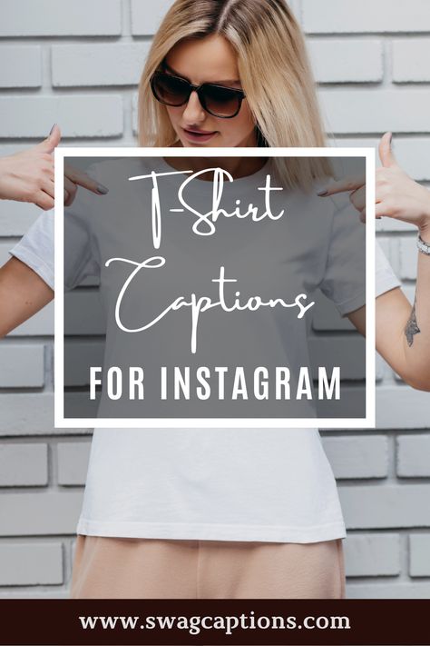 If you're looking to create attention-grabbing t-shirt captions for your Instagram account, look no further! This guide provides tips and examples on how to come up with clever and catchy phrases that will help you stand out from the crowd. So start brainstorming and get creative - your followers will thank you! #tshirtcaptions #tshirtquotes #tshirt #fashion #tshirtdesign #tshirts #style #clothing #streetwear #moda #kaos #shirt #design #hoodie #apparel #love #clothes #clothingbrand #ootd #jeans Caption For Oversized Clothes, Tshirt Captions For Instagram, How To Create A Tshirt Business, White Shirt Captions For Instagram, Trending Tshirts Designs, T Shirt Instagram Post, Streetwear Captions Instagram, Shirt Captions For Instagram, Tshirt Advertising Ideas