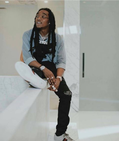 Takeoff ❤️ Takeoff Smile, Takeoff Wallpaper, Takeoff Album Cover, Wallpaper Hip Hop, Takeoff And Quavo, Migos Takeoff Wallpaper, Takeoff Rapper, Takeoff Wallpaper Migos, Migos Takeoff