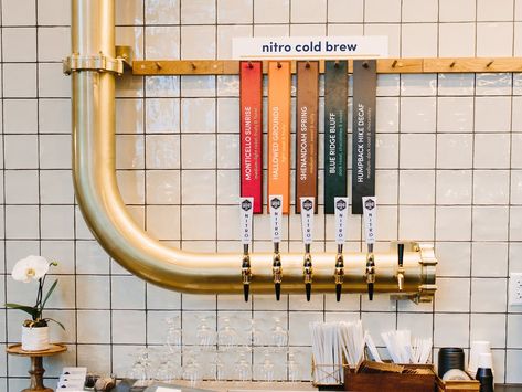 Cold Brew On Tap, Cold Brew Bar, Tap Room Design, Coffee Tap, Az Logo, Beer Ideas, Coffee Process, Bar Concept, Az Cardinals