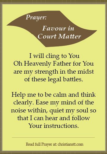 Prayer for Favour for those involved in Court Matters (Legal Battles) -  Psalm 84:11 For the Lord God is a sun and shield; the Lord bestows favor and honor. No good thing does he withhold from those who walk uprightly. False Witness, Spiritual Warfare Prayers, Luck Spells, Custody Battle, Prayers For Strength, Prayers For Children, Witch Spell, Lord God, Wiccan Spells