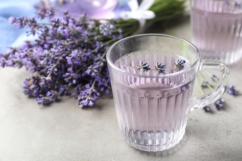 Lavender Water Aesthetic, Lavender Infused Water, 30seconds Food, Honey Glazed Chicken, Food Preserving, Flower Lavender, Lavender Crafts, Baking Measurements, Food Decorations