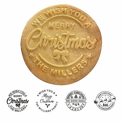 Personalized Christmas Cookies, Springerle Cookies, Personalized Cookies, Cookie Mold, Cookie Stamp, Merry Christmas Wishes, Cookie Stamps, Cookie Molds, Christmas Stamps