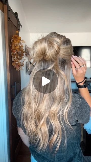 Ashlee Mitchell on Instagram: "The clover bun ☘️

Trust me when I say you’re gonna want to save this look for later!! 

Like • follow • & share for more quick & easy hair tutorials!

#trendinghair #reels #trendingreels #hairhack" Clover Bun, Easy Hair Tutorials, Hair Tutorials Easy, Easy Hair, Hair Tutorials, Me When, Say You, Trust Me, Hair Hacks