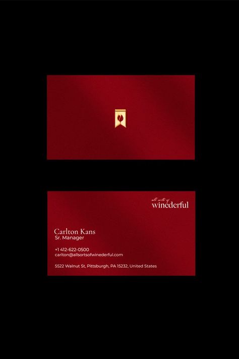 Wine Logo Design, Business Card Gallery, Elegant Business Cards Design, Business Card Design Minimalist, Wine Logo, Wine Tasting Events, Business Card Design Inspiration, Wine Brands, Elegant Business Cards