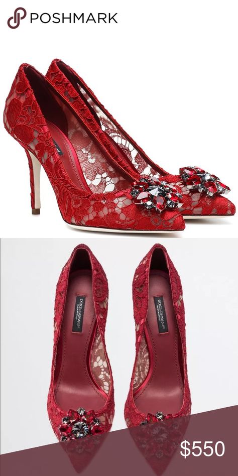 dolce & gabbana belluci red pumps Dolce Gabbana Shoes, Red Pumps, Shoes Women Heels, A Couple, Dolce And Gabbana, Dust Bag, Shoes Heels, High Heels, Like New