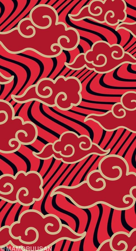 Anime Patterns Wallpaper, Anime Pattern Design, Anime Pattern Wallpaper, Pewdiepie Aesthetic, Pewdiepie Wallpaper, Wallpaper Batik, Wallpaper Pop Art, Anime Clouds, Wallpaper Geometric Pattern