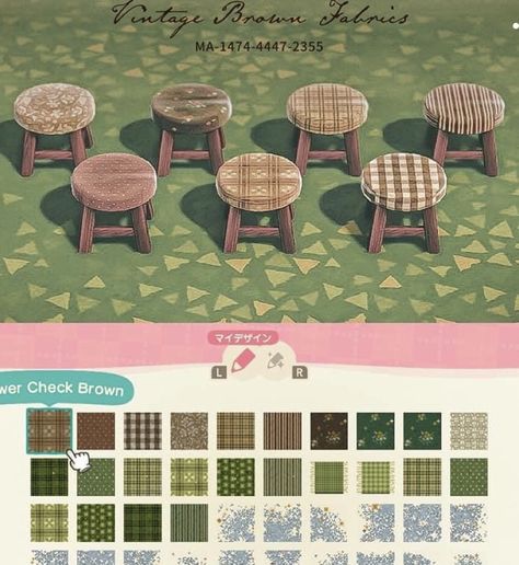 Acnh Tablecloth Designs, Acnh Table Cloth Design, Animal Crossing Chanel, Acnh Kidcore, Animal Crossing Guide, Acnh Design, Animal Crossing Qr Codes Clothes, Acnh Codes, Acnh Inspo