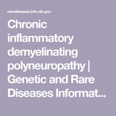 Cidp Autoimmune Disease, Chronic Inflammatory Demyelinating Polyneuropathy, Demyelinating Disease, Nerve Conduction Study, Guillain Barre Syndrome, Sensory Nerves, Autoimmune Disorders, Spinal Fluid, Rare Disorders