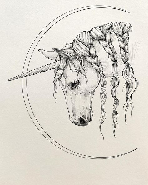 ✨Unicorn✨ Drawing 26 from my own #drawingparade2024 prompts. Still so behind, but whatever, look at bro being a sad tired unicorn. 🦄💤 #drawingparade2024 #inktober #inktober2024 #inktoberchallenge #drawing #draweveryday #dailydrawing #naturedrawing #tattoodesign #unicorn Unicorn Horn Drawing, Unicorn Drawing Sketches, Small Unicorn Tattoo, Tattoo Unicorn, Unicorn Tattoo Designs, Unicorn Sketch, Unicorn Tattoo, Unicorn Tattoos, Unicorn Drawing