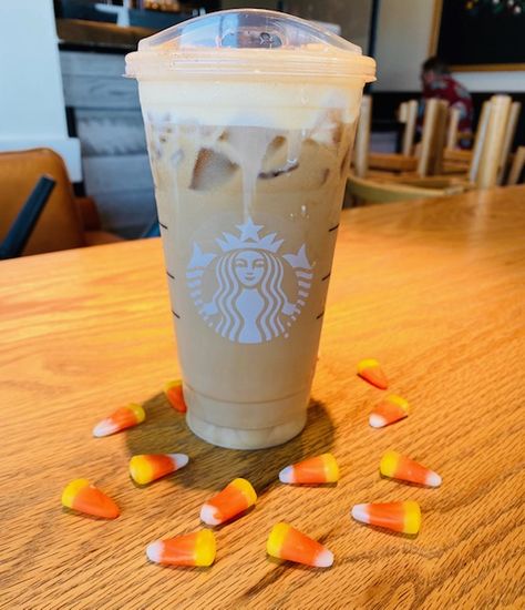 Halloween Drinks Starbucks, Pumpkin Spice Cold Foam Starbucks, Candy Corn Starbucks Drink, Pumpkin Sweet Cream Cold Brew, Starbucks Pumpkin Cream Cold Brew, Fall Starbucks Drinks Pumkin, Fall Inspired Drinks, Starbucks Halloween Drinks, Pumpkin Spice Frappuccino