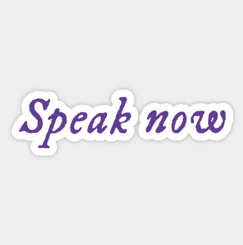 Taylors Version Sticker, Speak Now Purple, Speak Now Taylors Version, Minecraft Printables, Taylor Swift Merchandise, Taylor Swift Speak Now, Taylors Version, Scrapbook Stickers Printable, Speak Now