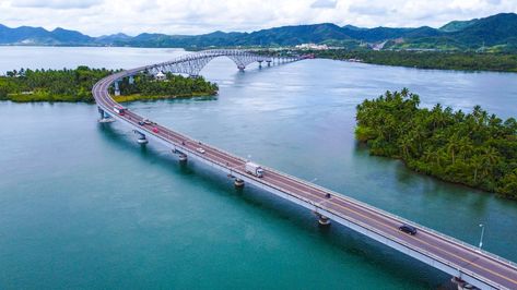 San Juanico Bridge, Santa Rita, Leyte 📸 Syrix Remanes #SanJuanicoBridge #SantaRita #leyte #philippines #philippinesbestshotsandplace San Juanico Bridge, Leyte Philippines, Leyte, Santa Rita, Philippines, Bridge, Quick Saves