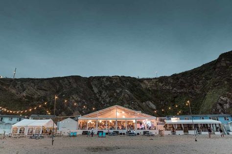 Lusty Glaze, Waterton Park, Unusual Wedding Venues, Beach Cove, Unusual Wedding, Unusual Weddings, Winter Beach, Historic Wedding, Rustic Wedding Venues