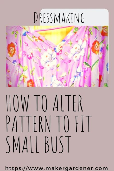 How to adjust pattern on small bust to make the garment fir pattern better on the body. By adding some extra gathers it will help to make the pattern fit better #adjustingpattern #patternalteration Burda Magazine, Money Dress, Make Your Own Clothes, Good Excuses, Japanese Patterns, How To Make Clothes, Necklines For Dresses, Pink Silk, Sewing Techniques