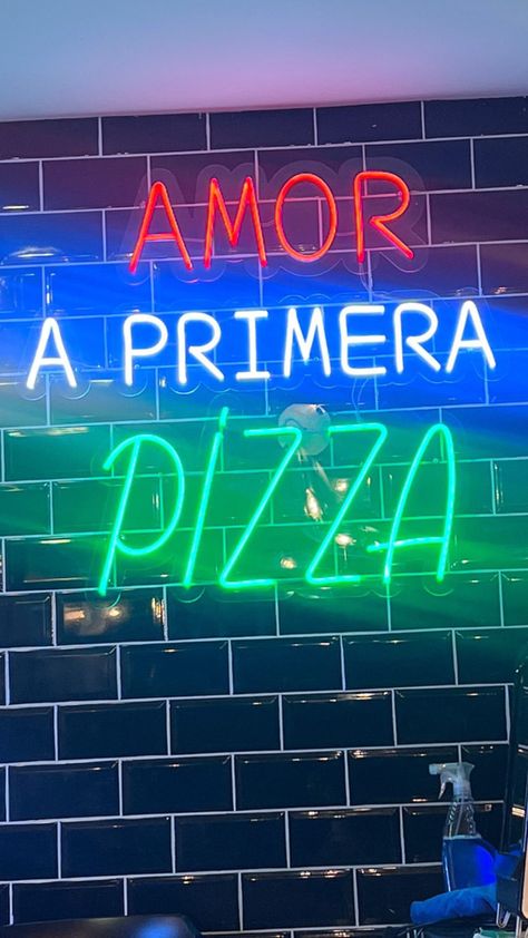 Amor por la pizza Pizza, Neon, Pizzas