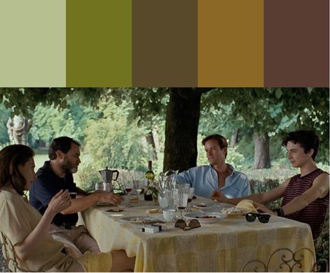 timothee chalamet armie hammer call me by your name aesthetic palette vintage Call Me By Your Name Colour Palette, Cmbyn Color Palette, Call Me By Your Name Moodboard, Call Me By Your Name Color Palette, Merchant Ivory, Your Name Aesthetic, Italy 1983, Aesthetic Palette, Name Aesthetic