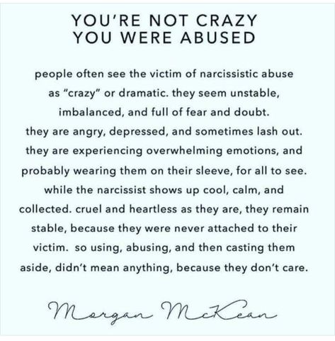 It is simply unfair! All one can do is literally move on the best they can and only reflect back so as to utterly avoid one of these f'd up persons ever again. Survivor Quotes, Narcissistic People, Narcissistic Mother, Narcissistic Behavior, A Silent Voice, Mental And Emotional Health, Toxic Relationships, Narcissism, Survival Kit