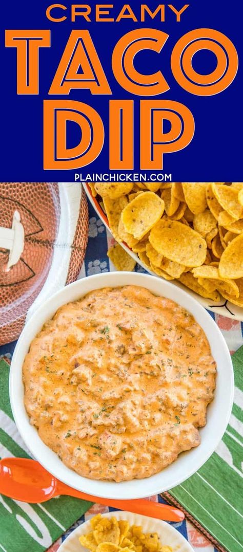 Fritos Scoops Dip, Best Dip For Fritos, Triple Crockpot, Creamy Taco Dip, Easy Mexican Dip, Mexican Potluck, Taco Dip With Meat, Best Taco Dip Recipe, Crockpot Dips