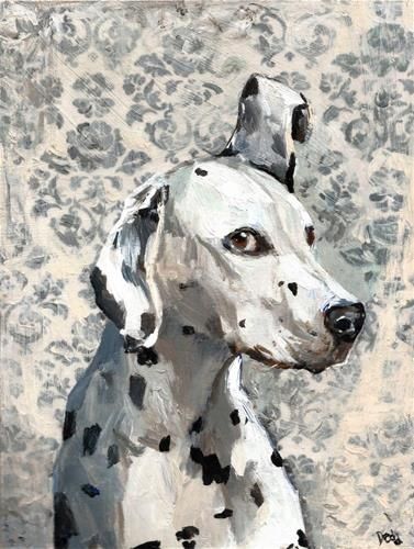 Dalmatian Art Illustrations, Dalmation Painting, Dalmatian Painting, Dalmatian Art, Indian Art Gallery, Dalmatian Dog, Dog Painting, Dog Illustration, Art Contest