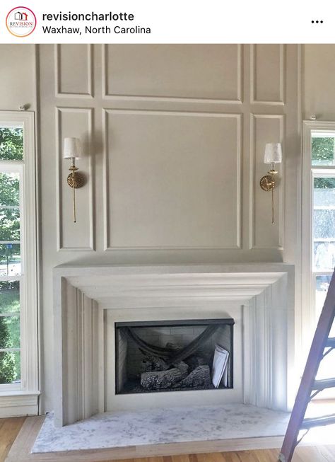 Brick And Marble Fireplace, Marble And Stone Fireplace, Plaster Fluted Fireplace, Fluted Marble Fireplace, Cast Stone Linear Fireplace, Fireplace Bookcase, Fireplace Accent Walls, French54”” Wood Fireplace Surround, Fireplace Mantel Surrounds