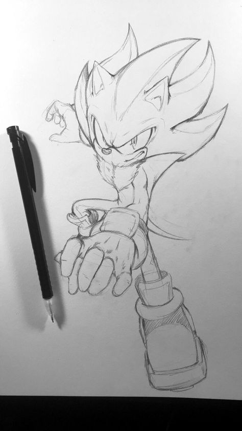 Shadow the Hedgehog Drawing Shadow The Hedgehog, Sonic And Shadow Drawing, Shadow From Sonic Drawing, Shadow Drawing Sonic, How To Draw Shadow The Hedgehog, Shadow The Hedgehog Drawing, Sonic The Hedgehog Drawing, Sonic Drawing, How To Draw Sonic