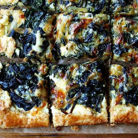 Keto Chard Recipes, Swiss Chard And Fish Recipes, Silver Beet Recipes, Swiss Chard Galette, Hungry Root, Swiss Chard Recipes, Chard Recipes, Savory Pies, Work Meals