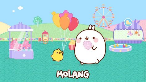 Molang famil Molang Cute, Molang Wallpaper, Wallpapers Laptop, 3rd Birthday Cakes, Draw Cute, Sumikko Gurashi, Spring Wallpaper, Kawaii Plushies, Sister Birthday