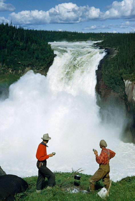 Vintage Camping Photos, National Geographic Archives, Coffee With A View, National Geographic Photography, Grand Falls, Vintage Camping, Go Outside, Aesthetic Photography, Vintage Travel