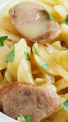 German Egg Noodles Dishes, Turkey Bratwurst Recipes, Leftover Bratwurst Recipes, Leftover Brats Recipes, Brat Dinner Ideas Bratwurst Recipes, Leftover Bratwurst, Recipes Egg Noodles, Tortolini Recipe, Brat Recipes