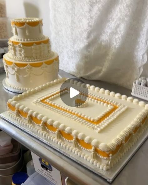 Mango Wedding Cake, Mango Shortcake, Matt Adlard, Meringue Recipe, Square Cake, Swiss Meringue, Celebration Cake, Lemon Extract, Whole Eggs