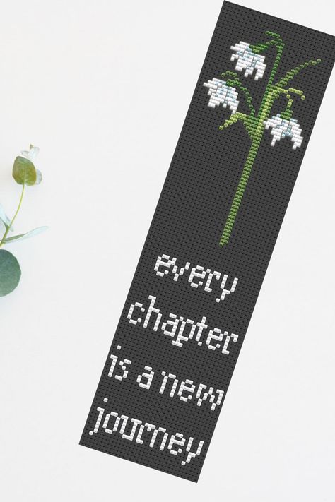 The bookmark cross stitch pattern is clear and easy to follow. Finished flower bookmark design would be great for a gift for your friends who love books. Digital download is instant and PDF format. ⭐ PATTERN DETAILS ✔ Canvas size: 6xx22cm, 2.4''x8.7'', 33x122 stitches ✔ Canvas type: Aida 14ct. ✔ Canvas color: Black ✔ Count of fabric: 5,5x5,5 stitches per centimeter Bookmark Cross Stitch Pattern Free, Cross Stitch Bookmark Patterns Free Simple, Bible Verse Cross Stitch Bookmark Patterns, Book Marks Cross Stitch, Cross Stitch Flower Bookmark Patterns, Book Cross Stitch, Floral Cross Stitch Bookmark, Bookmark Cross Stitch Pattern, Bookmark Cross Stitch