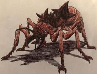 Ant Monster, Titan Monster, Insect Monster, Aiden King, Monster Drawings, Kaiju Design, Godzilla Comics, Strange Beasts, Post Apo