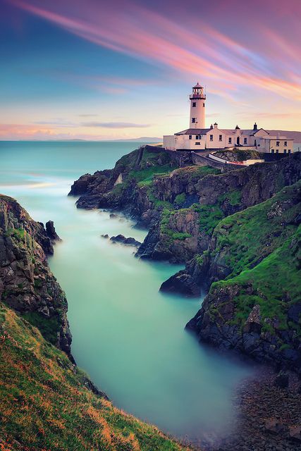 Fanad Head Lighthouse in Ireland I by ill-padrino www.matthiashaker.com, via Flickr Ireland Castles, County Donegal, Visit Places, Have Inspiration, Light House, Ireland Travel, Pretty Places, Places Around The World, Dream Vacations