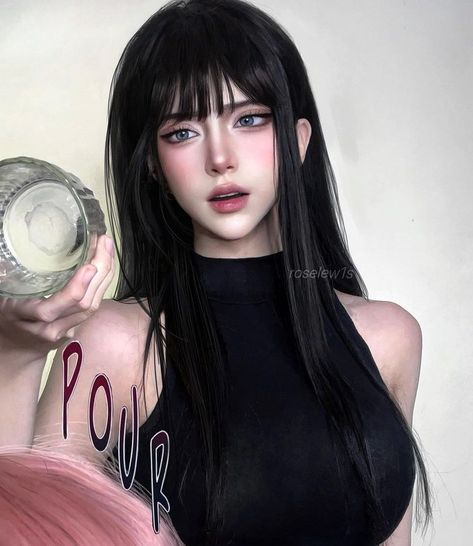 Bad Thinking Diary Cosplay, Kang Yuna Cosplay, Rosie Character, Yuna Cosplay, Bad Thinking Diary, Anime Cosplay Makeup, Grunge Pictures, Kim Yuna, Old Fashion Dresses