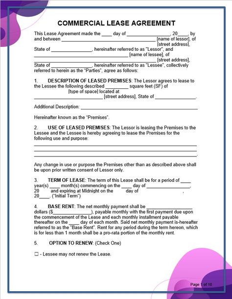 10+ Lease Agreement Form Template Printable for Business Business Room, Purchase Agreement, Purchase Contract, Application Letters, Lease Agreement, The Tenant, Form Template, Business Building, Print Out