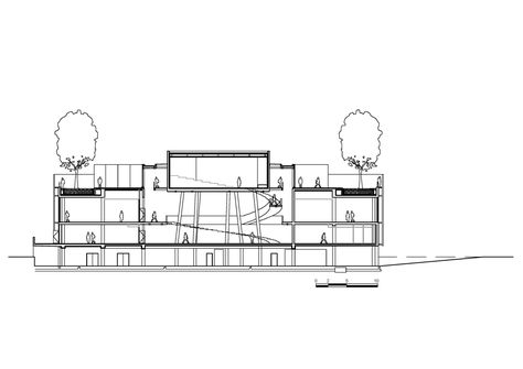 Gallery of Alesia Museum / Bernard Tschumi Architects - 13 Battle Of Alesia, Druridge Bay, Bernard Tschumi, Architectural Association, Section Drawing, Burgundy France, Rem Koolhaas, Construction Documents, Wooden Screen