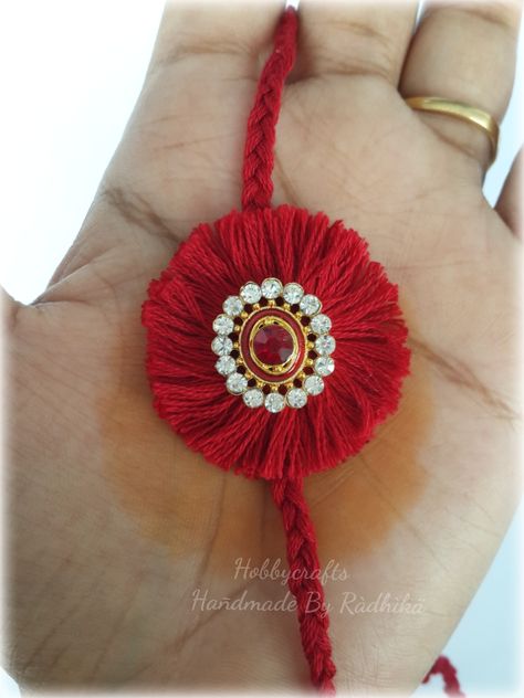 Beautiful Rakhi Designs, Raki Design, Raki Making Ideas, Home Made Rakhi Designs, Home Made Rakhi Ideas, Rakhi Designs Handmade, Handmade Rakhi Designs, Rakhi Cards, Beauty Decor