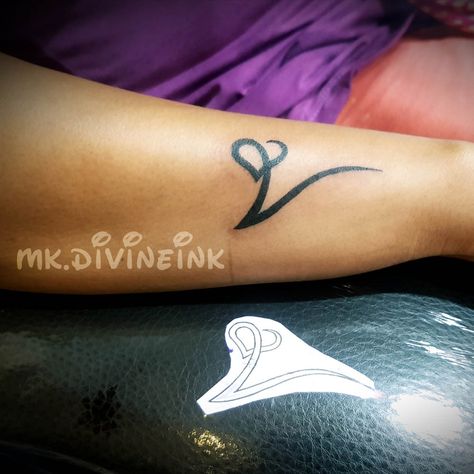 V Initial Tattoo on side wrist  INSTAGRAM : www.instagram.com/mk.divineink V Name Tattoo, V Initial Tattoo, V Name, V Letter Tattoo, Name Tattoo On Hand, V Initial, V Tattoo, Tattoo Design For Hand, Letter Tattoo