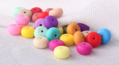 How to make silicone beads? How To Make Silicone Beads, Diy Silicone Beads, Diy Teething Necklace, How To Make Silicone, Silicone Teething Beads, Silicone Teething Necklace, Teething Beads, Baby Teether Toys, Junk Jewelry