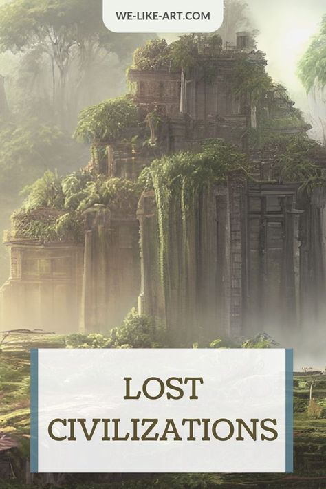 Discover lost civilizations! Lost Civilizations, Like Art, Digital Image, Find Art, Beautiful Art, Lost, Movie Posters, Art, Film Posters